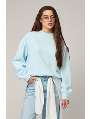 Світшот однотонний SW-10491 M Блакитний Блакитний M