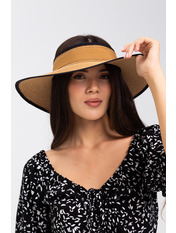 Широкополий капелюх SHL-4676 Капучиновий Коричневий