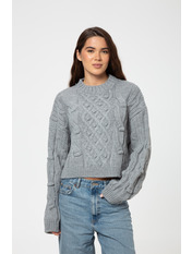 Светр KOF-2229 one size Сірий Сірий one size