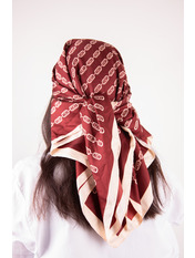 Хустка атласна APL-73 Бордовий