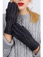 Жіночі рукавички сенсорні Донсія Графітовий one size Сірий