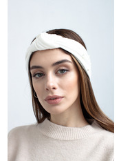 Пов`язка на голову - тюрбан  Р39 Білий