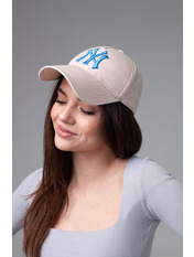 Бейсболка BK-4899 Білий 55-56 Молочно-синій Молочний Синій