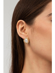 Сережки пусети SER-54 Золотистий