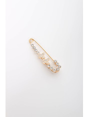 Брошка Відал яя_Длина 7.5(см)/ Ширина 2(см) яя_Золотистый 9 Золотистий