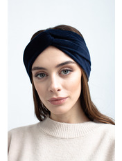 Пов`язка на голову - тюрбан ТR-VR P29 Темно-синій Синій