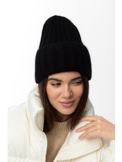 Вовняна шапка SHP-25002 Чорний