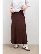 Спідниця максі U-960 Коричневий XS