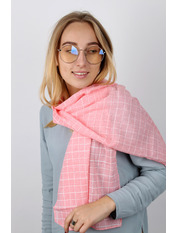 Шарф N-17-025- Малиновий Рожевий