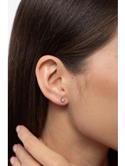 Сережки пусети SER-13615 Сріблястий