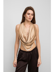 Хустка атласна APL-155 Бежевий