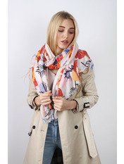 Шарф SH-1906 Рожевий яя_180*80