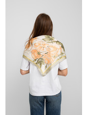 Хустка атласна APL-425 Помаранчевий