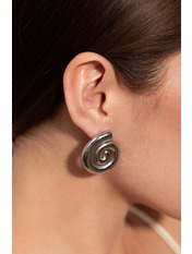 Сережки фігурні SER-13109 Сріблястий