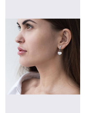 Срібні сережки Еда Сріблястий