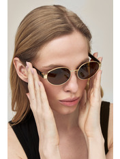 Жіночі окуляри OK2004 Коричневий Коричневий+золотий