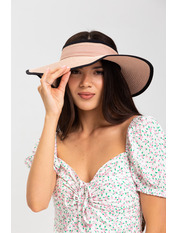 Широкополий капелюх SHL-4676 Пудровий Рожевий