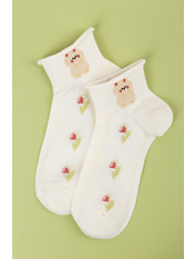 Шкарпетки SH-4-34 Молочний Молочно-зелений 1