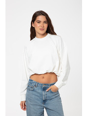 Світшот однотонний SW-1215 XS Молочний Молочний XS