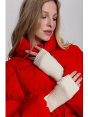 Мітенки M-104 Молочний one size Молочний one size