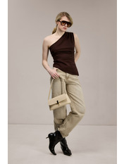 Сумка жіноча з еко-шкіри SYM-25-08 Бежевий