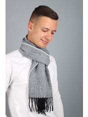 Чоловічий шарф MS-03 Сірий яя_180*30