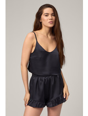 Сатинова піжама  PGM-121 Сірий XS Сірий   XS