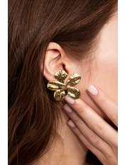 Сережки фігурні SER-13108 Золотистий