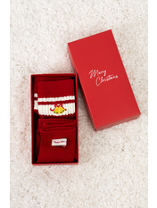 Набір новорічних шкарпеток NASH-3035 Різнобарвний