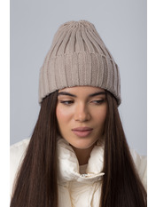 Трикотажна шапка SHP-25009 Бежевий