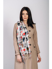 Шарф Хейді Молочний