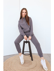 Трикотажний костюм KT-764 XS Сірий Темно-сірий