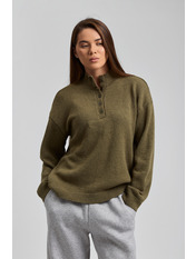 Светр KOF-8733 one size Хакі Зелений Хакі one size