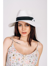 Капелюх федора SHL-2009 56 Білий