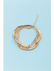 Набір браслетів BRS-CHN-2122-43 Золотистий