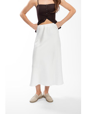 Спідниця з сатину U-263 M/L Білий Білий M/L