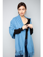 Шарф SH-3865 Блакитний. Блакитний