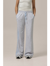 Джогери з трьохнитки BR-620 XS/S Меланж + блакитний Сірий Меланж + блакитний XS/S