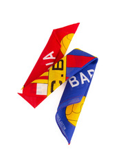 Бандана 33 Синій+червоний Червоний