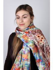 Шарф Р1904 Світло-блакитний Блакитний