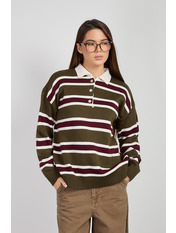 Светр KOF-241184 Оливковий one size Зелений Оливковий one size