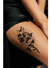 Боді-арт TBS-8137 Квіти геометрія