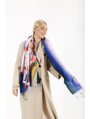 Шарф PTV-2005 Синій яя_170*74