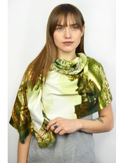 Палантин Іоланта Зелений 5 Зелений