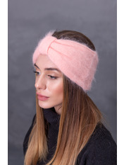 Пов`язка на голову - тюрбан POV-Р-14 Рожевий Пудровий