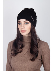Бавовняна шапка SHP-1702 Чорний