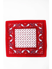 Бандана оригінальна упаковки яя_Вишневий + білий Білий яя_55*55