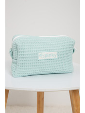 Косметичка Вафелька КМ-1107 Pinky М'ятний S Блакитний