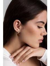 Сережки підвіски SER-98 Золотистий