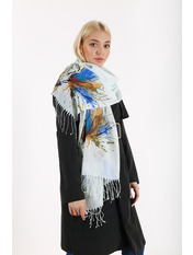 Шарф Девон Бірюзовий яя_Бірюзовий яя_170*73